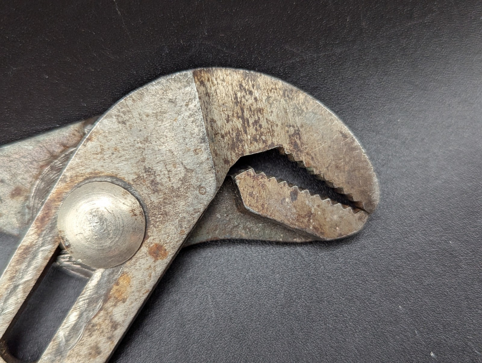 Vintage CHANNELLOCK Meadville PA 420 9″ Slip Joint Pliers Pat. Logo USA Blue