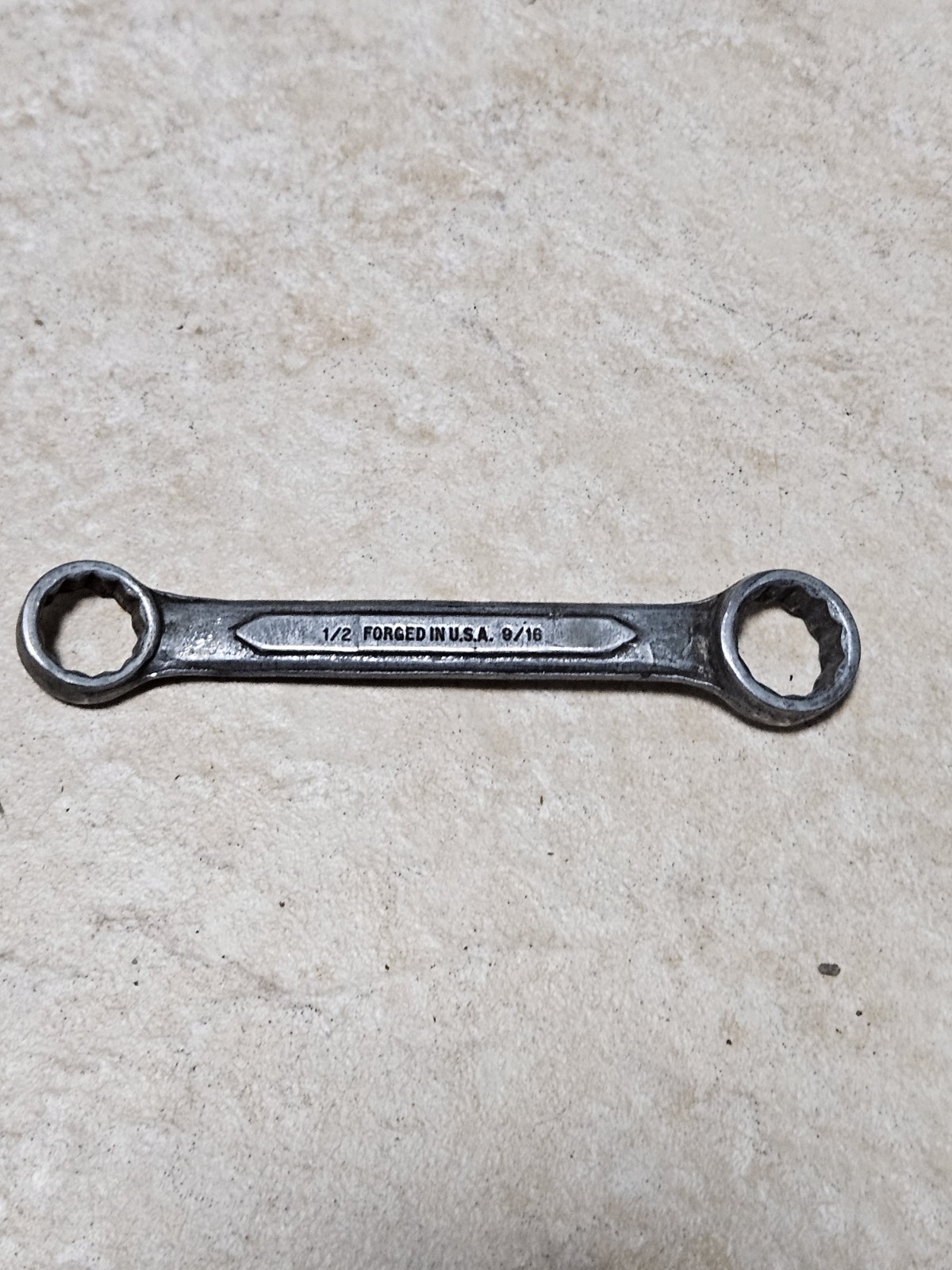 1/2″ x 9/16″ Super Quality Forged in USA Double Open End Wrench