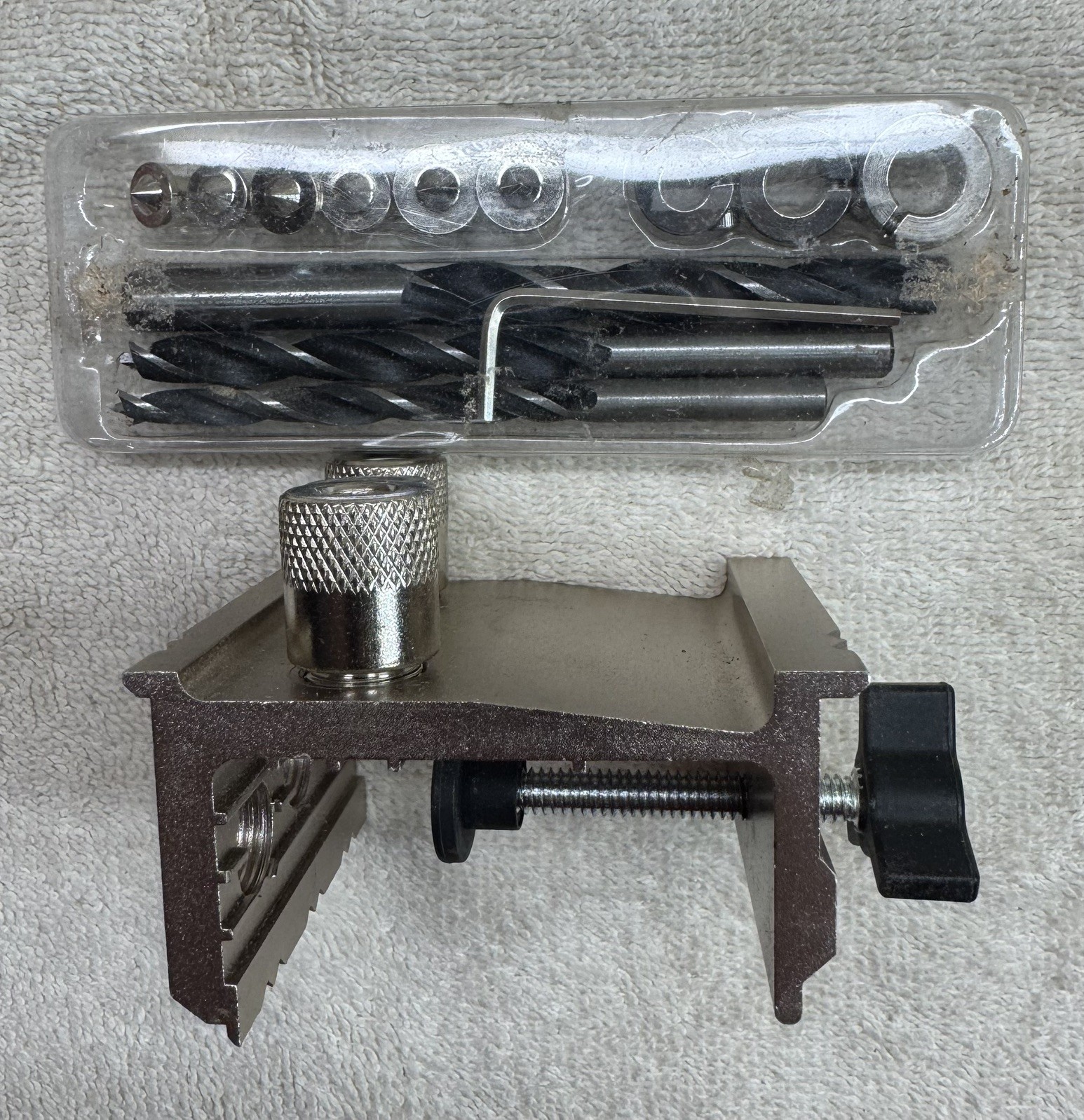 Self-Centering Doweling Jig Kit 3in1 Woodworking Joinery Guide W/ General Dowels