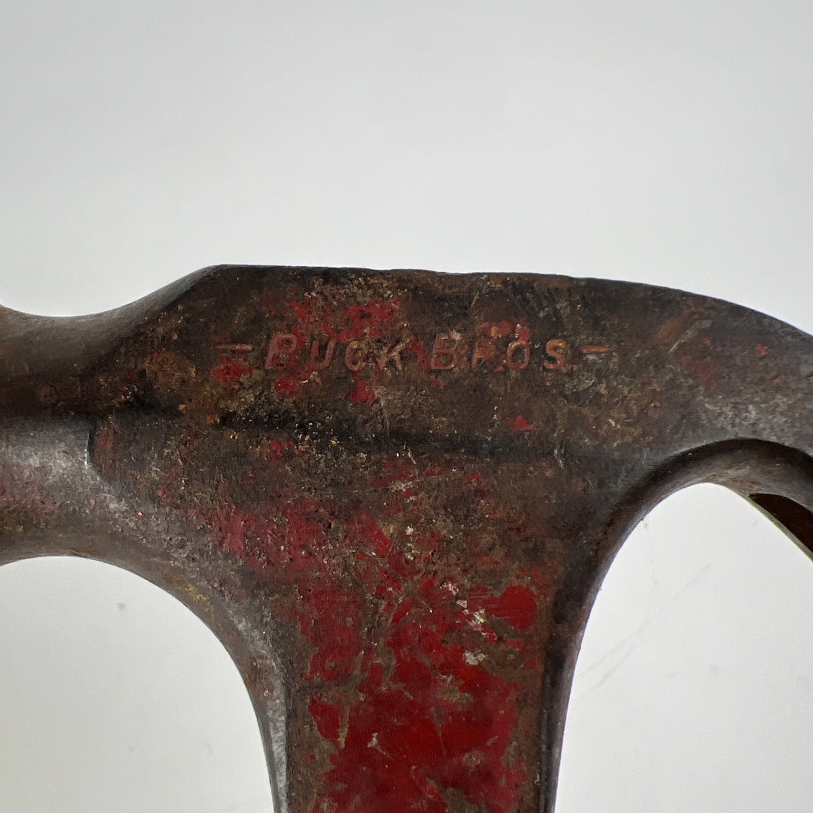 Buck Bros 16oz Vintage Claw Hammer Leather Ring Handle USA