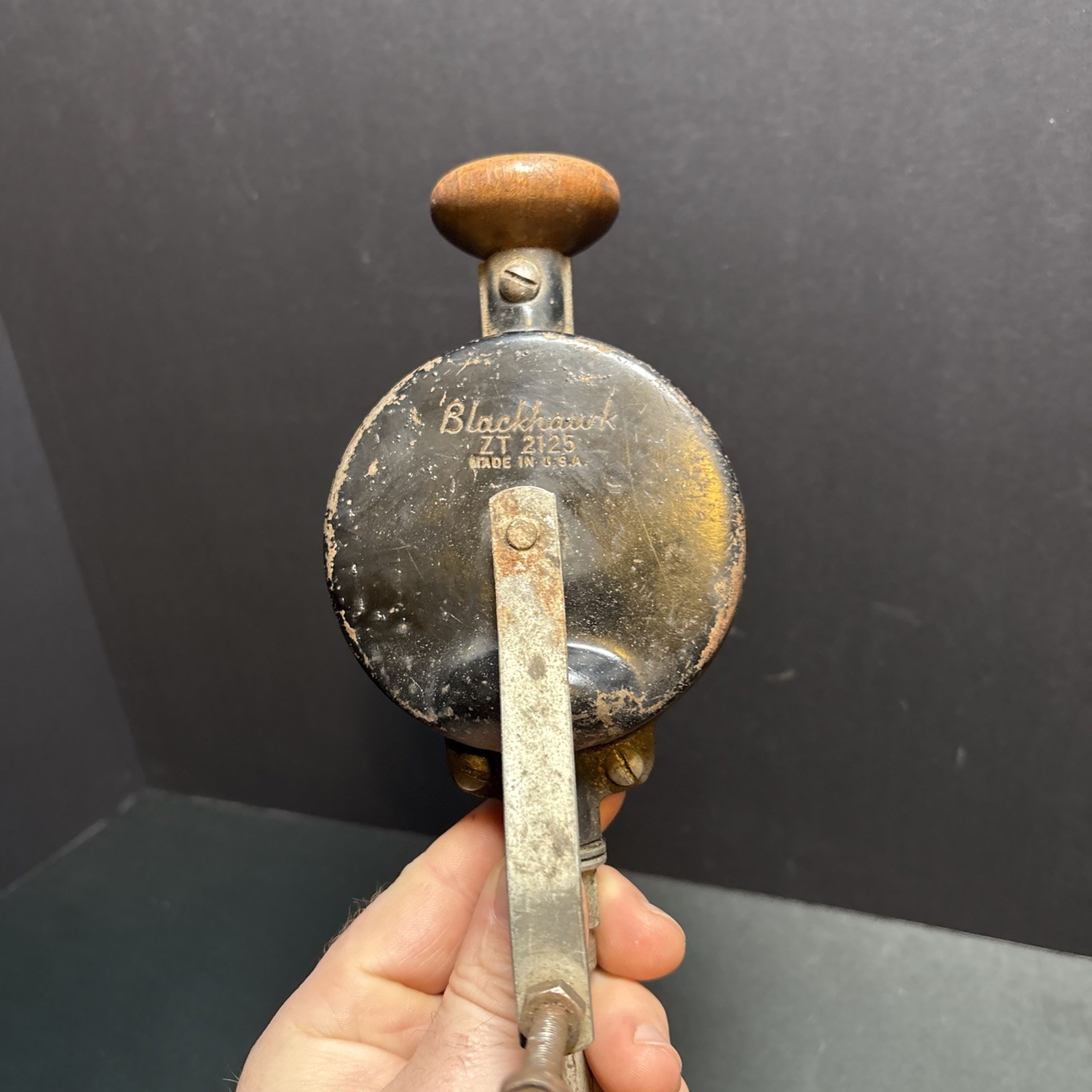 Vintage Blackhawk ZT 2125 hand crank valve lapping tool