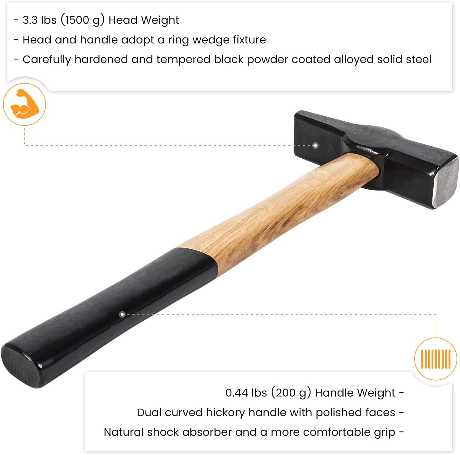16″ Z V-Bit Tongs Blacksmith Tongs & Knife Making Blacksmiths’ Hammer 1.5kg Set