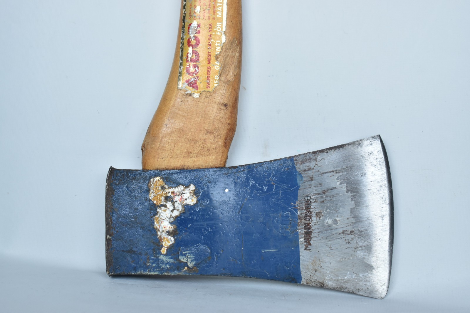 Vintage Original Swedish Hults Bruk Agdor Hatchet Axe 0.6kg