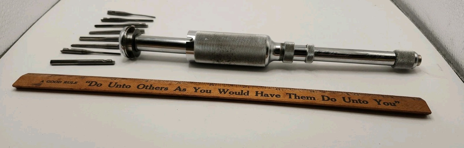 Stanley Yankee 41 automatic push drill with box And 8 Drill Bits