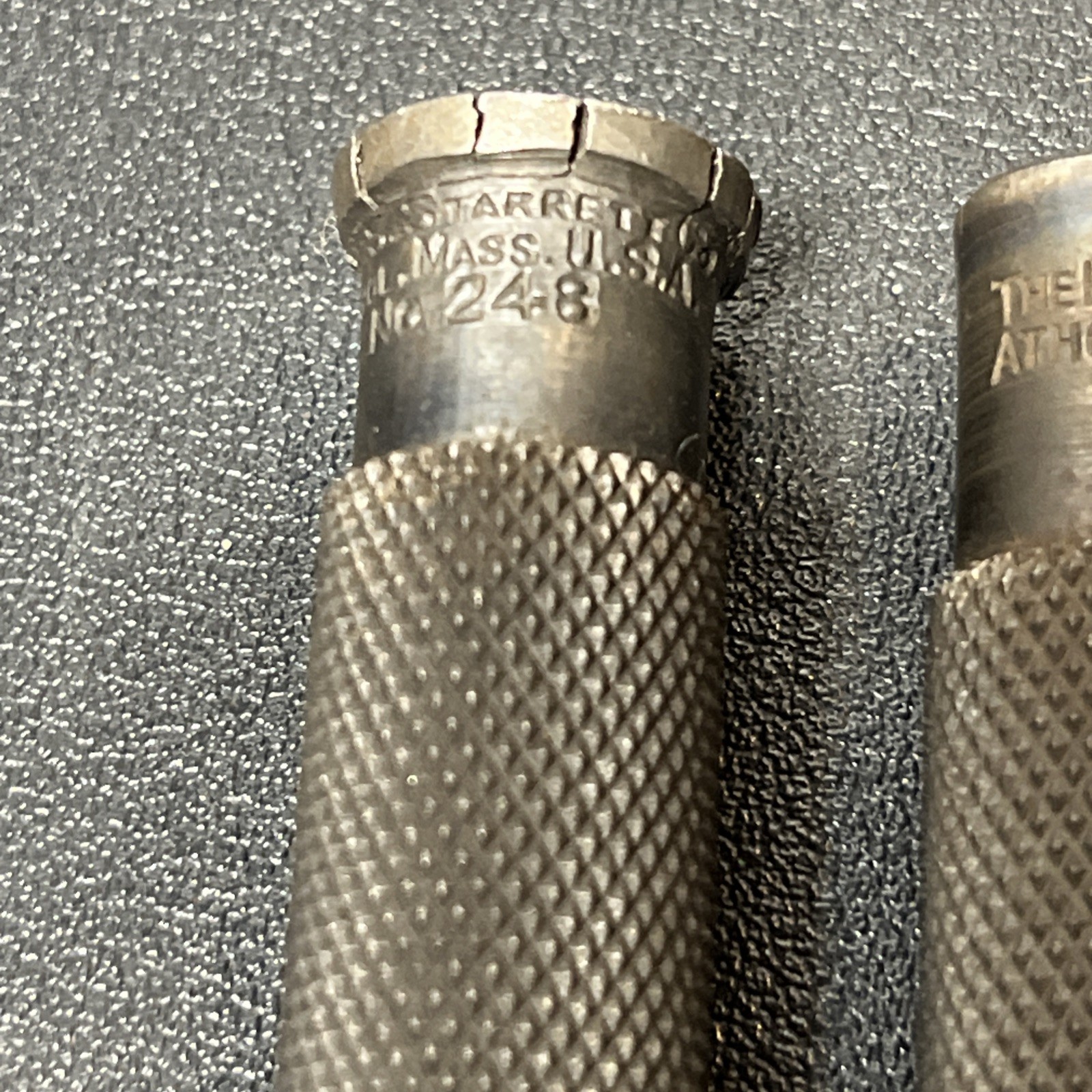Starret Punches Lot Of 4 Athol Mass Starret Punches Machinist Tools