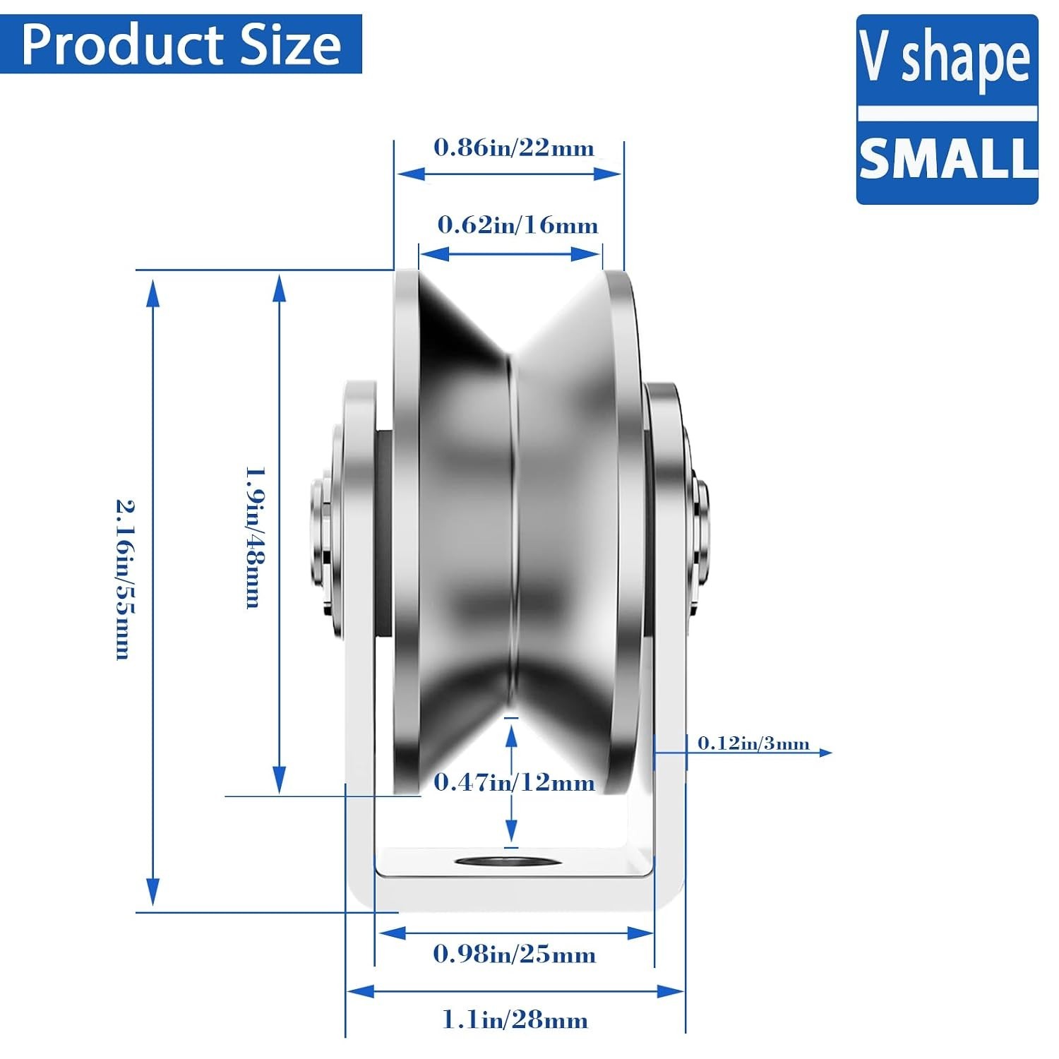 Versatile 2 Pack Stainless Steel Pulleys – 880lb Capacity for Material Handling