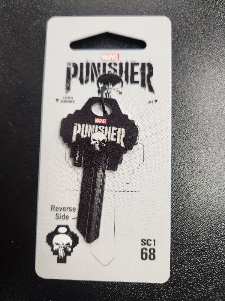 MARVEL PUNISHER SCHLAGE SC1 KEYBLANK – READ DETAILS BELOW