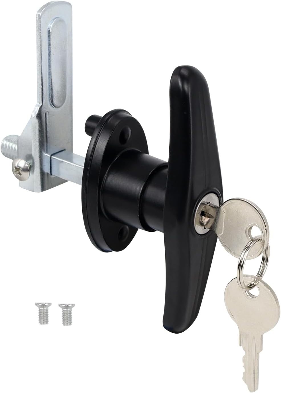 Durable Black T-Handle Lock Set for Truck Camper Shells & Toppers – Easy Install