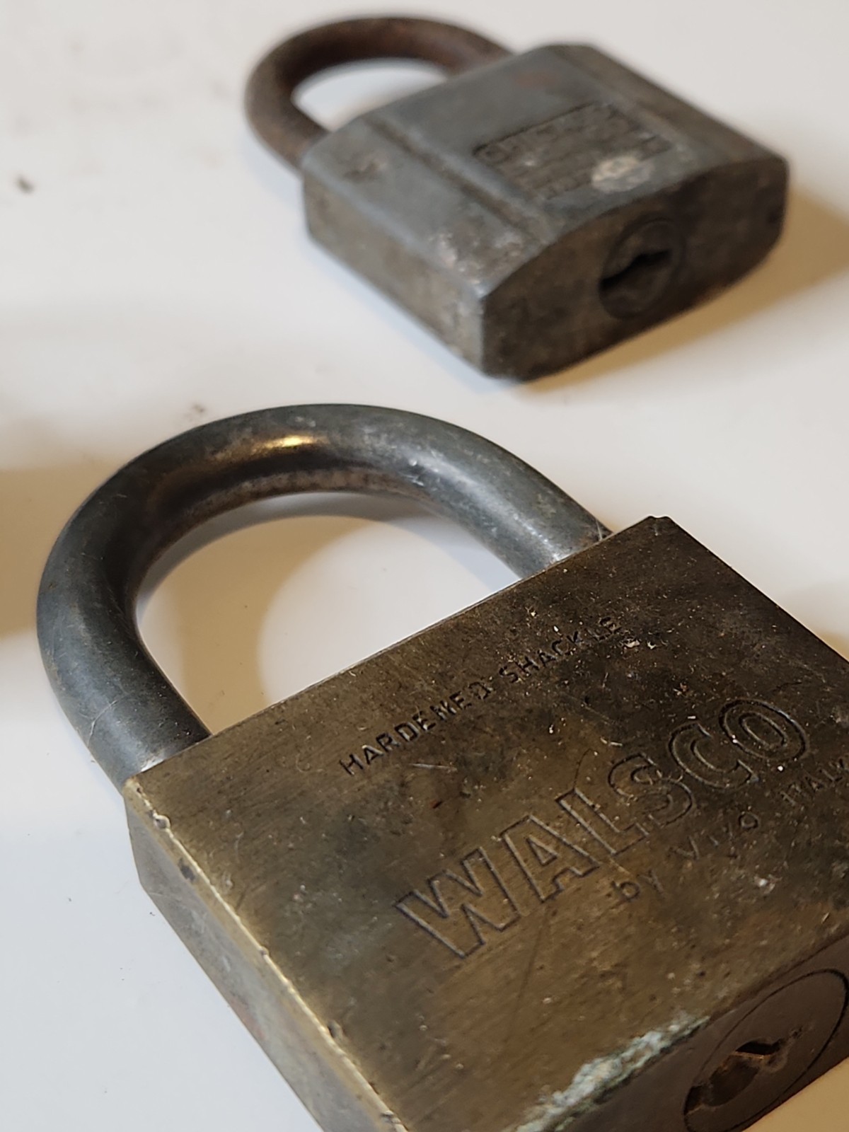 Lot of 3 Vintage Padlocks – Master Lock-22, Walsco Viro, Chicago Lock (No Keys)