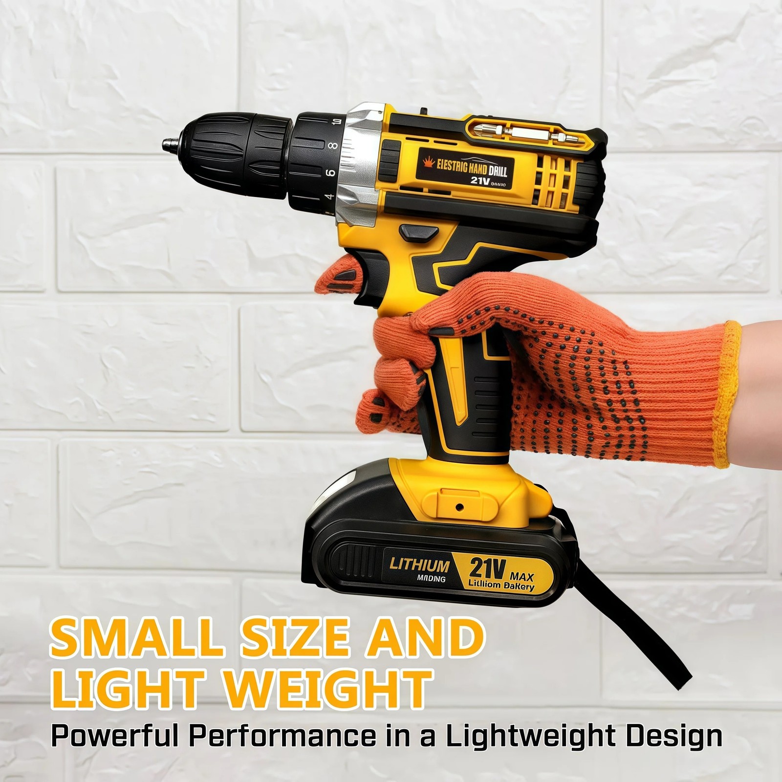 Rechargeable Bat Electric Screwdriver Hand Drill Impact Drill Combo Set Home DIY