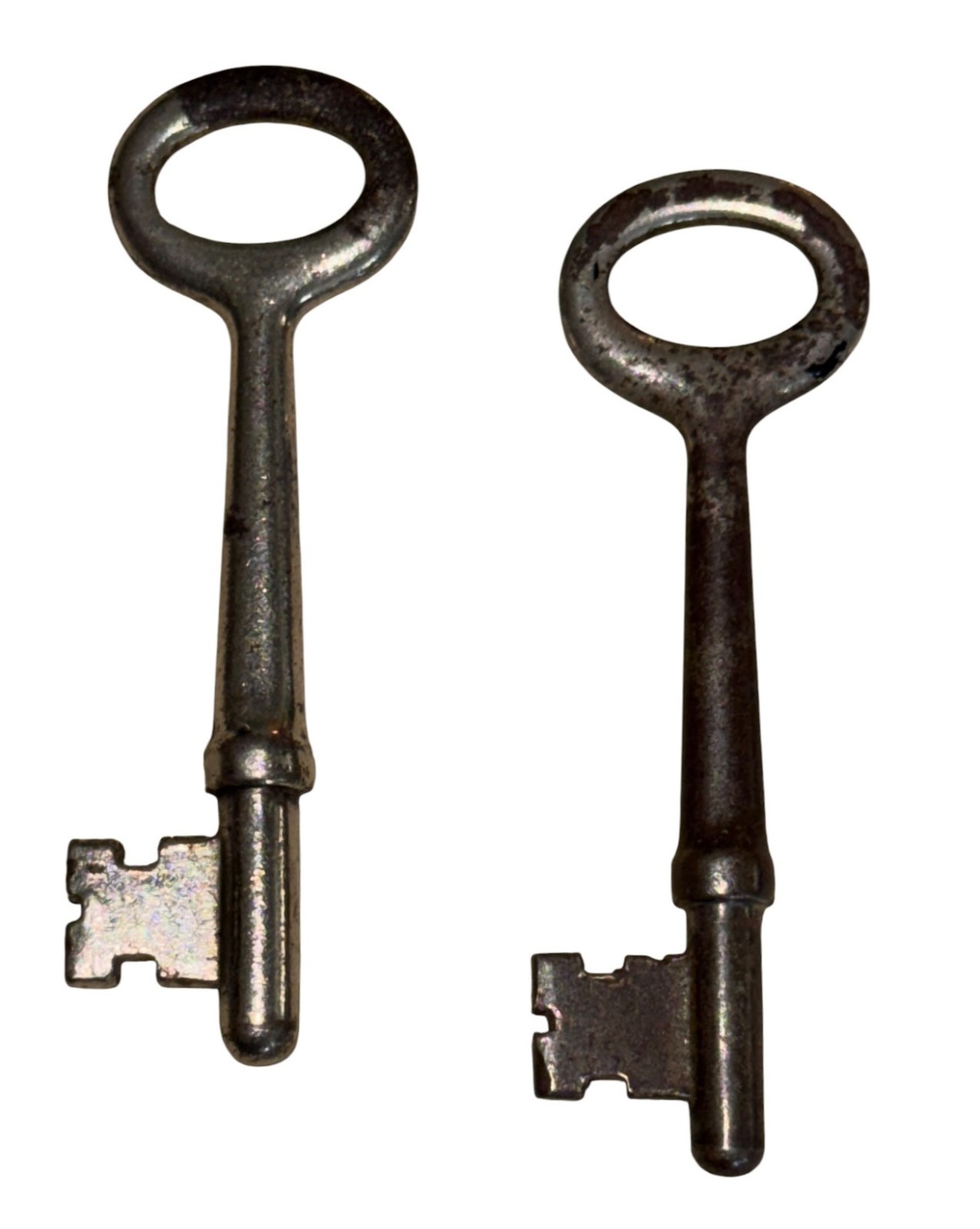 Two #5 Antique Sargent Skeleton Keys 2 5/8″ for Mortise Locks