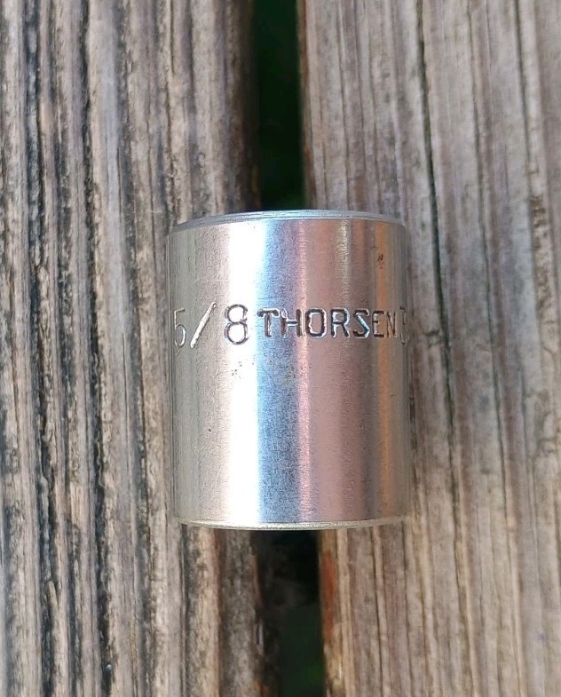 Vintage Thorsen 5/8″ 12 Point Shallow Socket 3/8″ Drive 320