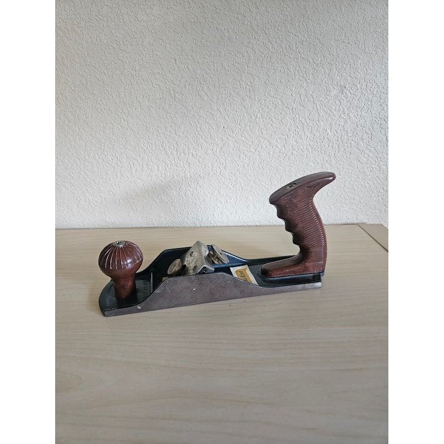 Vintage Montgomery Ward Powr-Kraft Hand Plane 4 Way Blade Made in USA Woodwork