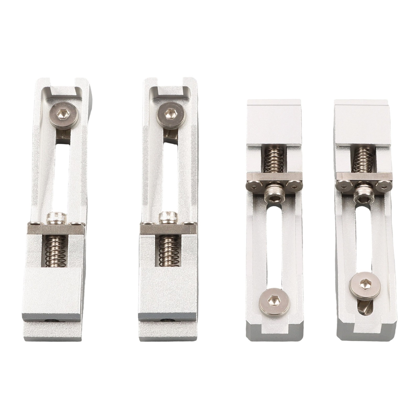 4 Pcs CNC Router Vise Clamp Low Profile Aluminum Toe Clamp 4.2″×0.9″×0.6″ Tool