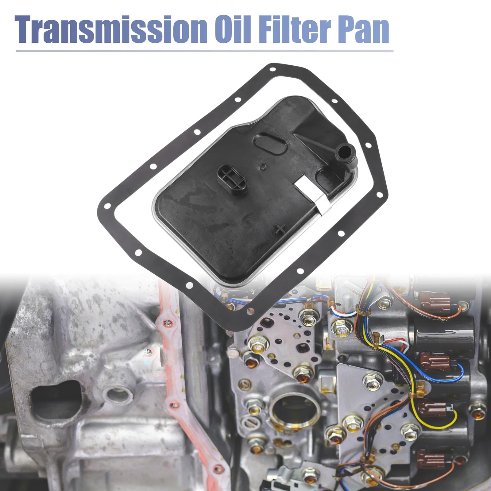 X AUTOHAUX 1 Set No.24117518741/24117518739 Transmission Filter Oil Pan Gaske…