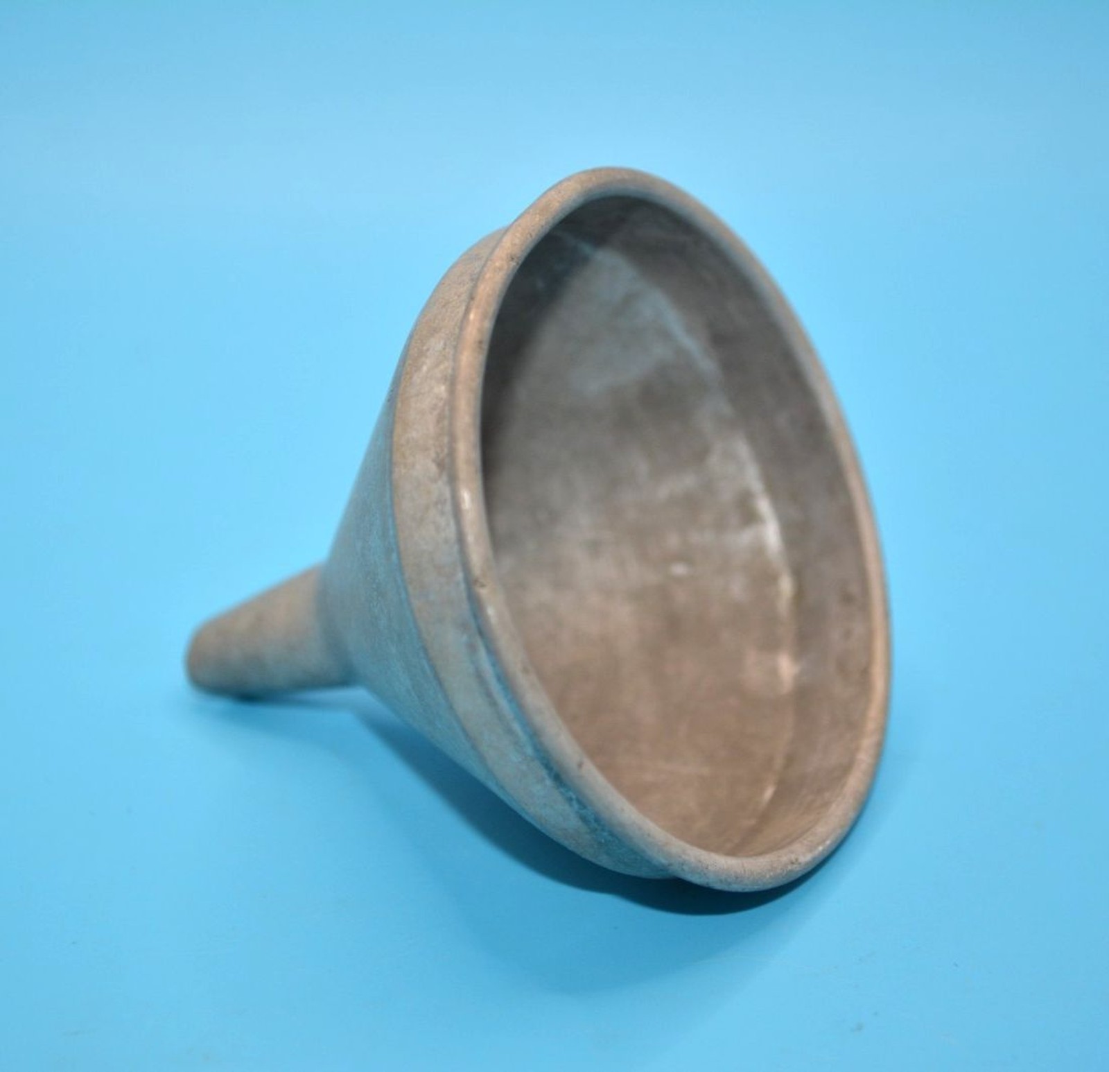 Vintage Aluminum Funnel Rustic Industrial Garage Shop Kitchen Tool Farmhouse