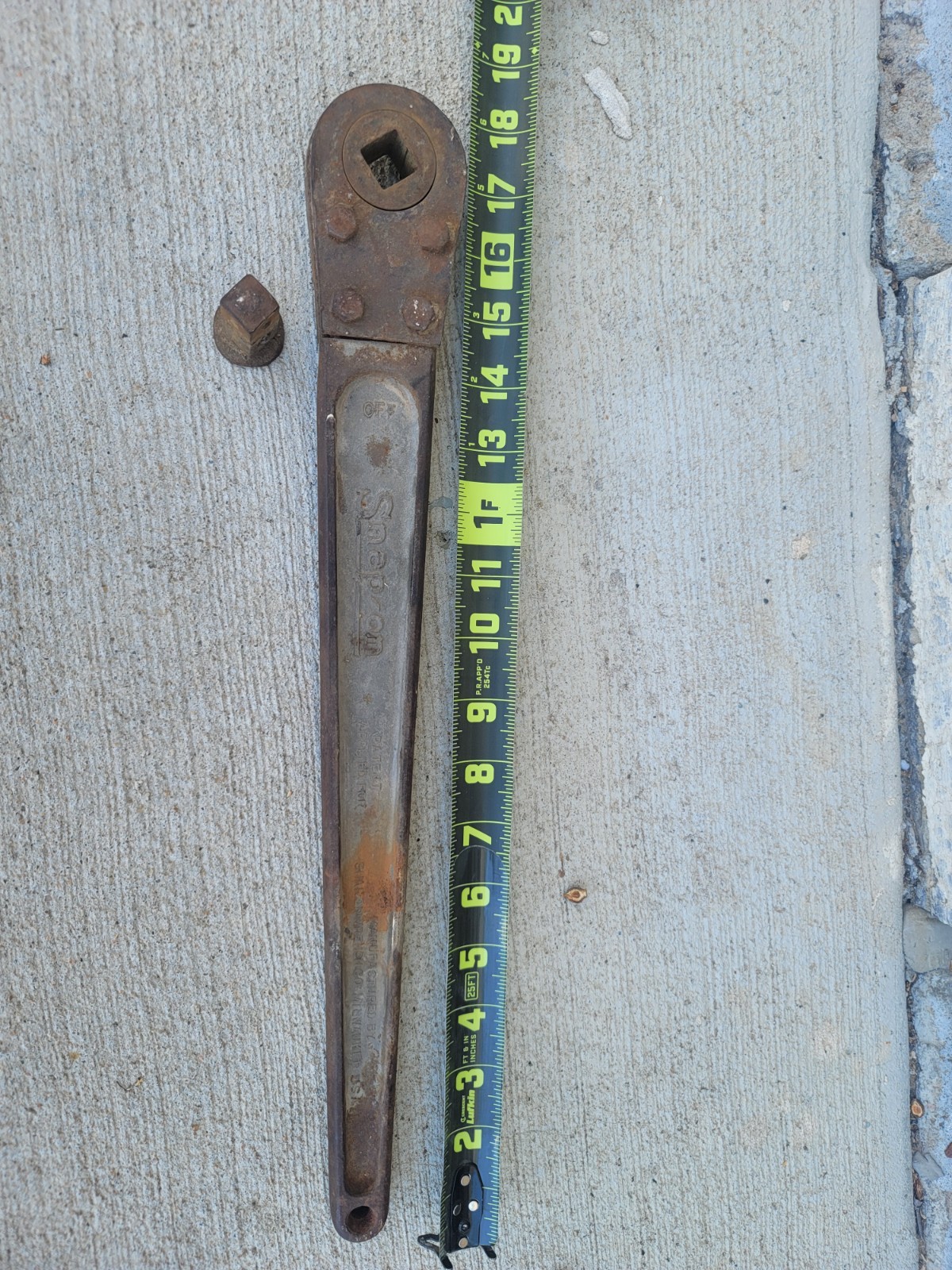 Vintage 1920s Snap-On 5/8ths Anvil Ratchet