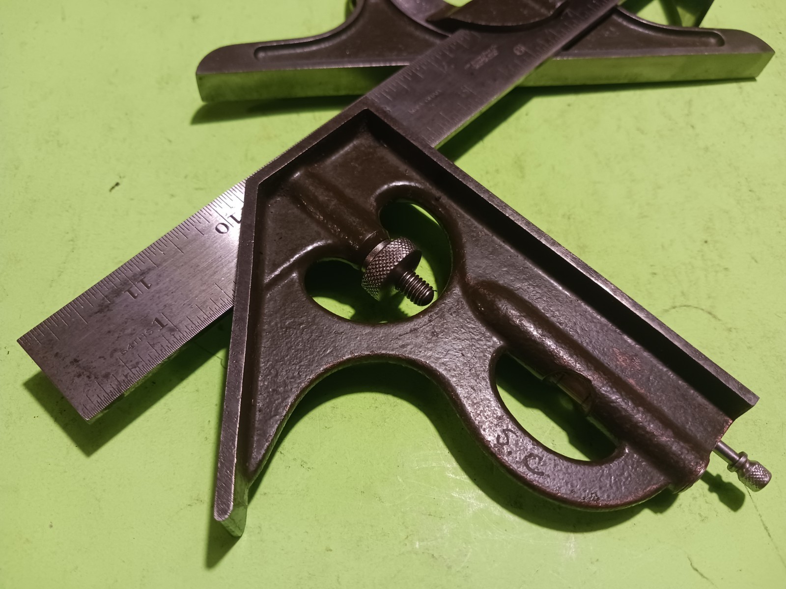 VTGE LUFKIN COMBINATION SQUARE 5pcs Head,Protractor,Center Head,12″rule & Scribe