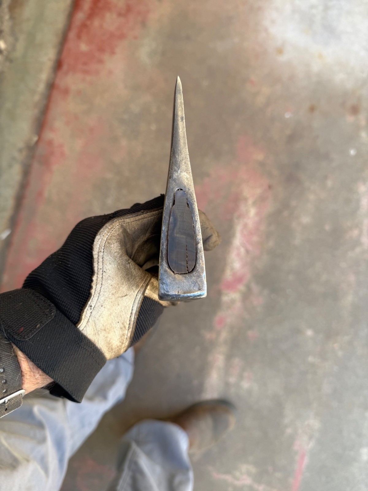 Vintage little 1-1/4 Hudson Bay pattern axe hatchet, looks like L L Bean pattern