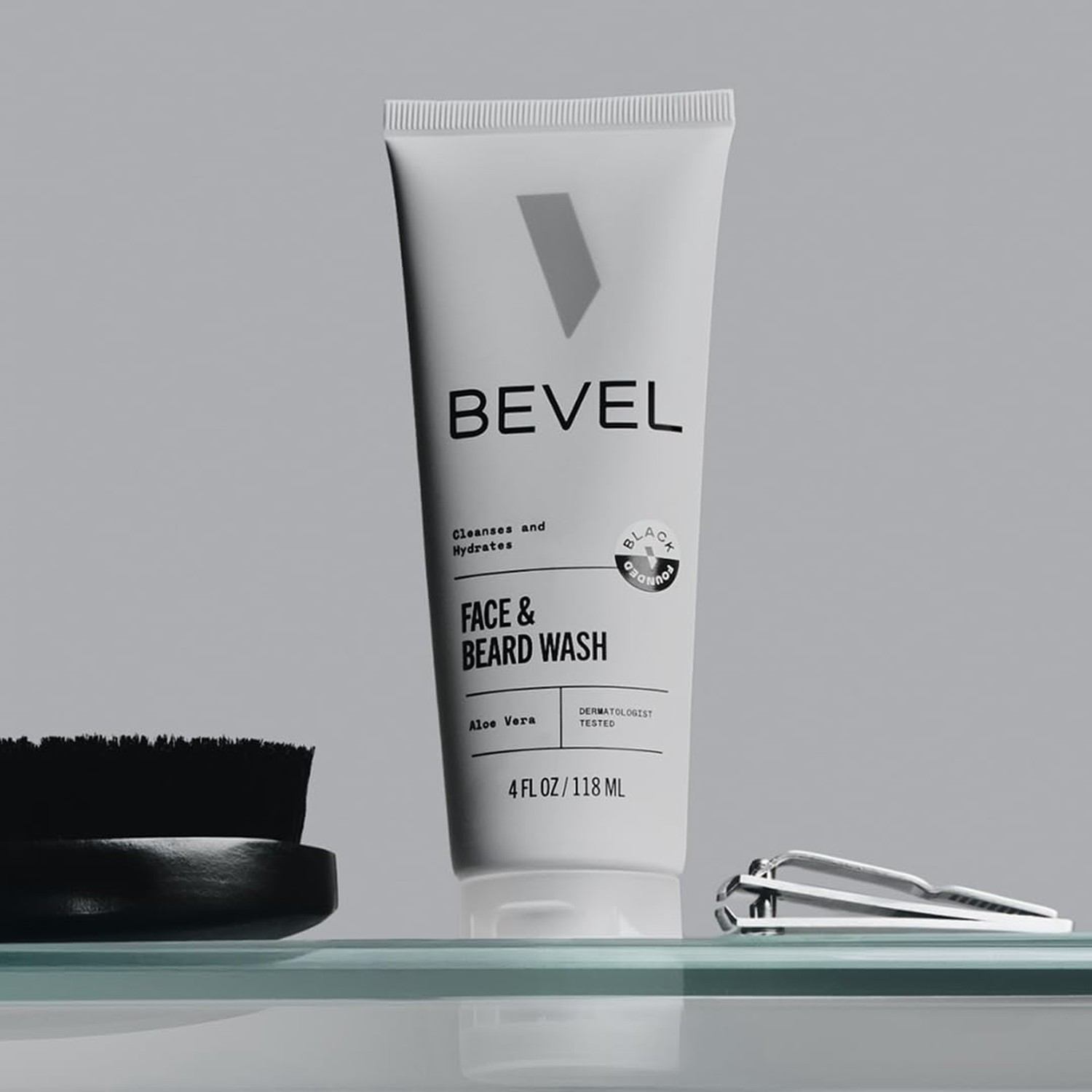 Bevel Face & Beard Wash For Men With Witch Hazel & Aloe Vera Cleansing Mens F…
