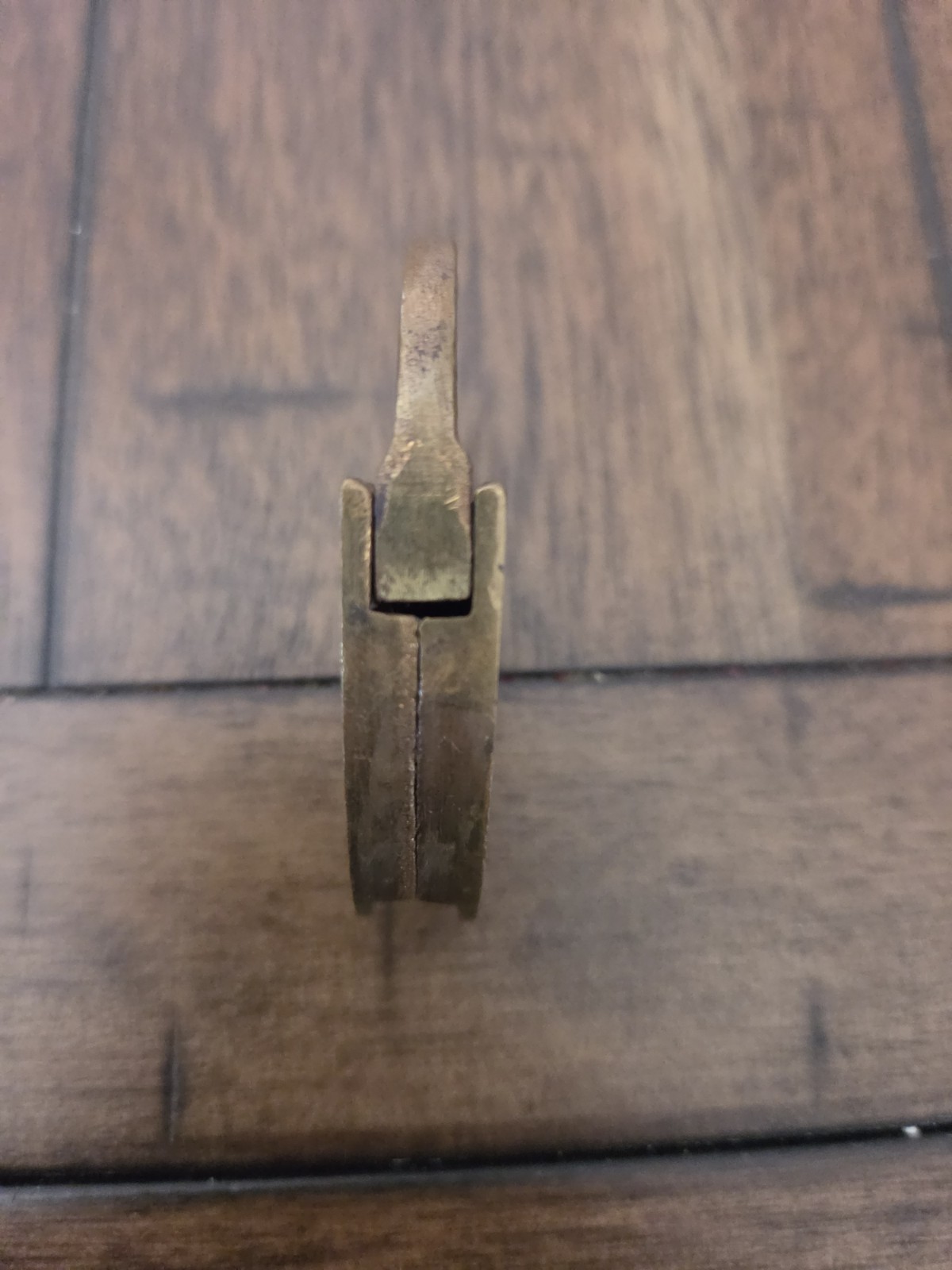 Antique Brass 3 Stars & Shield Warded Padlock 2 1/4″ x 1 1/2″