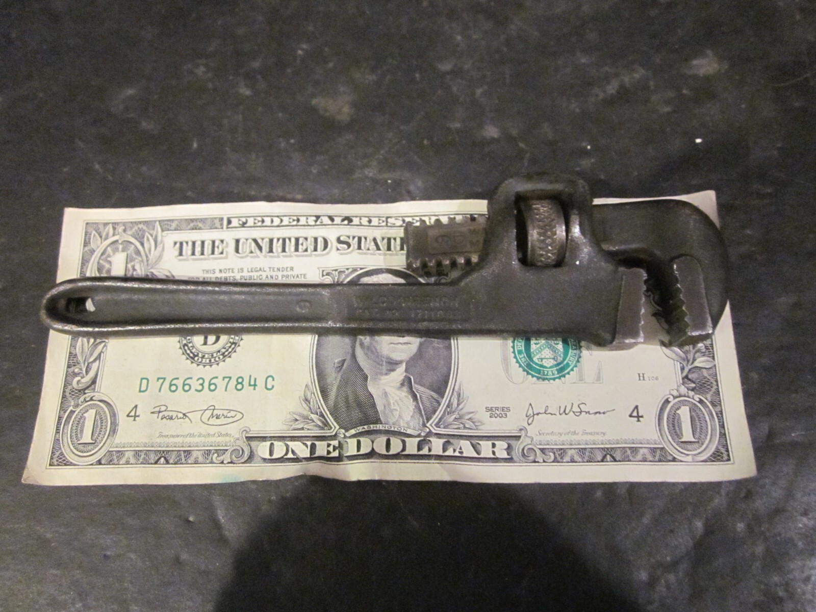 VINTAGE WALCO WRENCH CITY OF NEW YORK TOOL TRANSIT SUBWAY POLICE FIRE DEPARTMENT