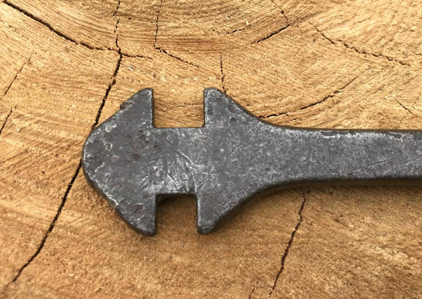 Antique Hex Spanner Wrench Socket Coach Carriage Wheelwright or Farm Machinery