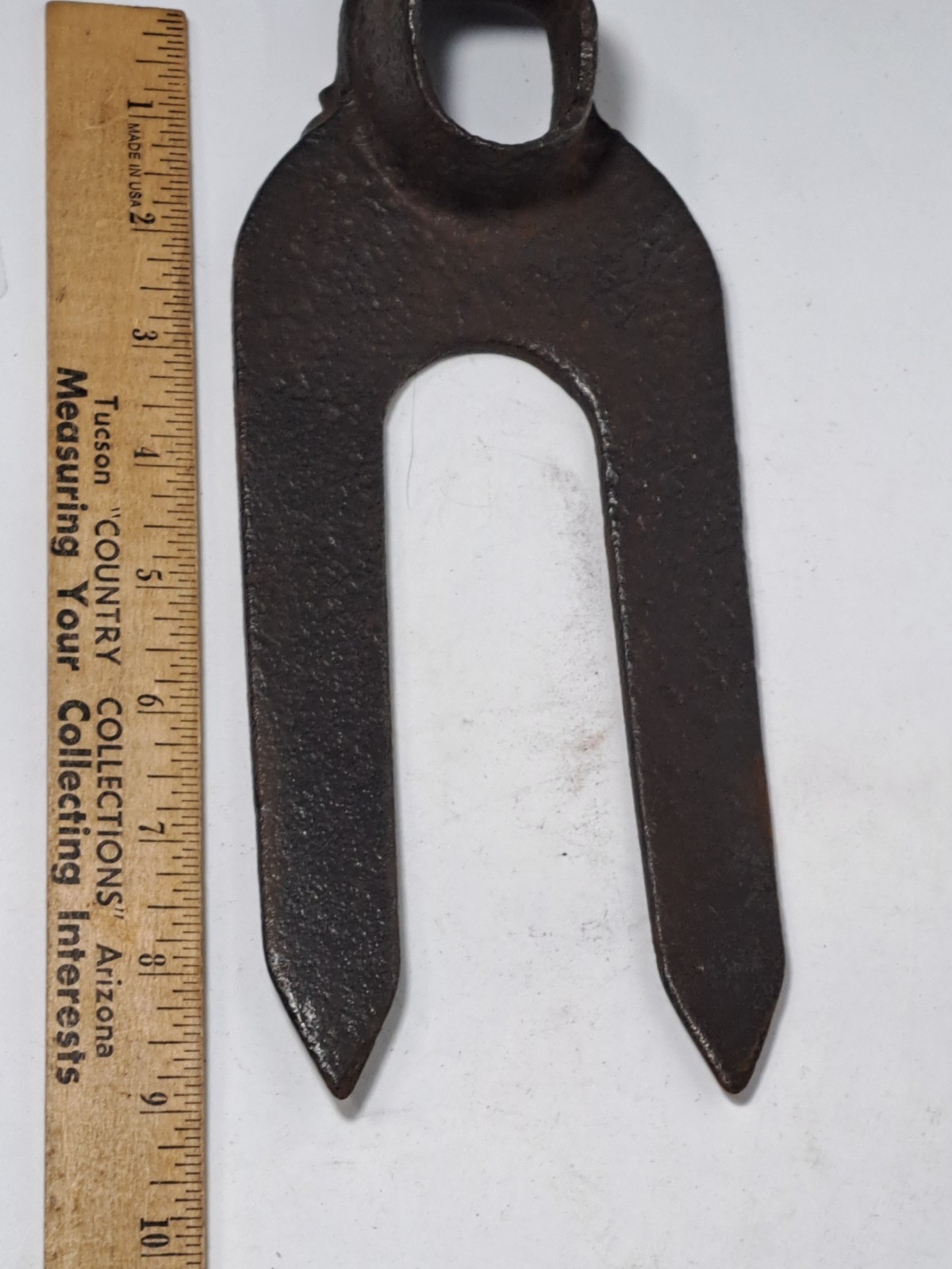Old Vintage Garden Tool Head 2 Prong Cottage Core