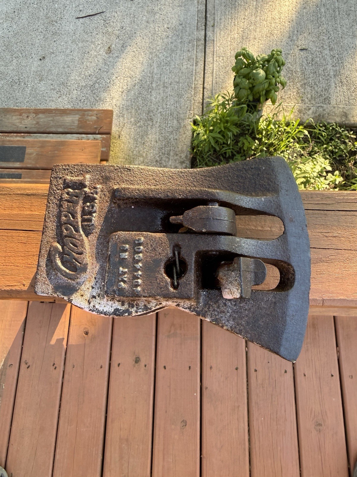 Chopper 1 One Log Splitting Axe Head 5 Lbs 12.7 oz Nice Shape USA
