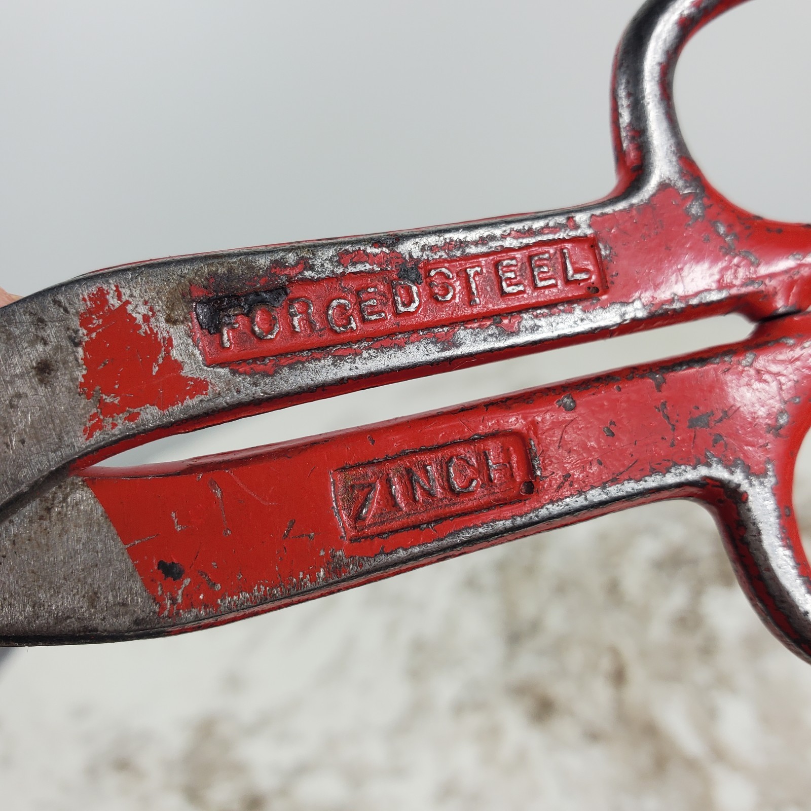 Vintage Heavy Duty Drop Forged in USA Tin Snips 10 Inches #9142