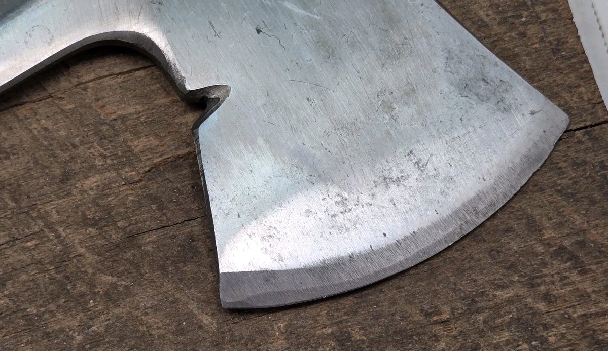Vintage Estwing 24A Camp Axe Hatchet with Leather Stacked Handle and Sheath USA