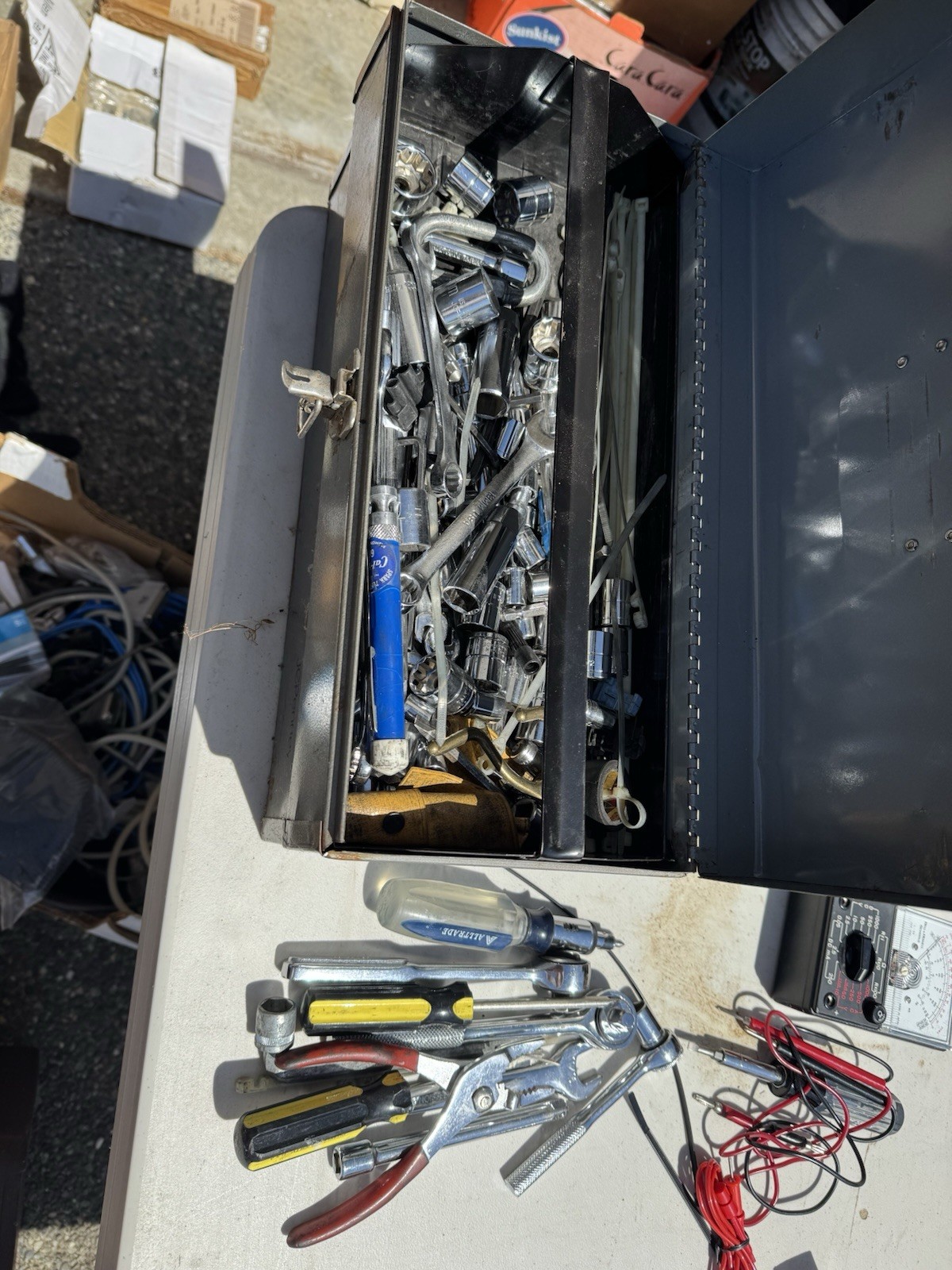 Assorted Tools and Miscellaneous Items For A Garage Sale