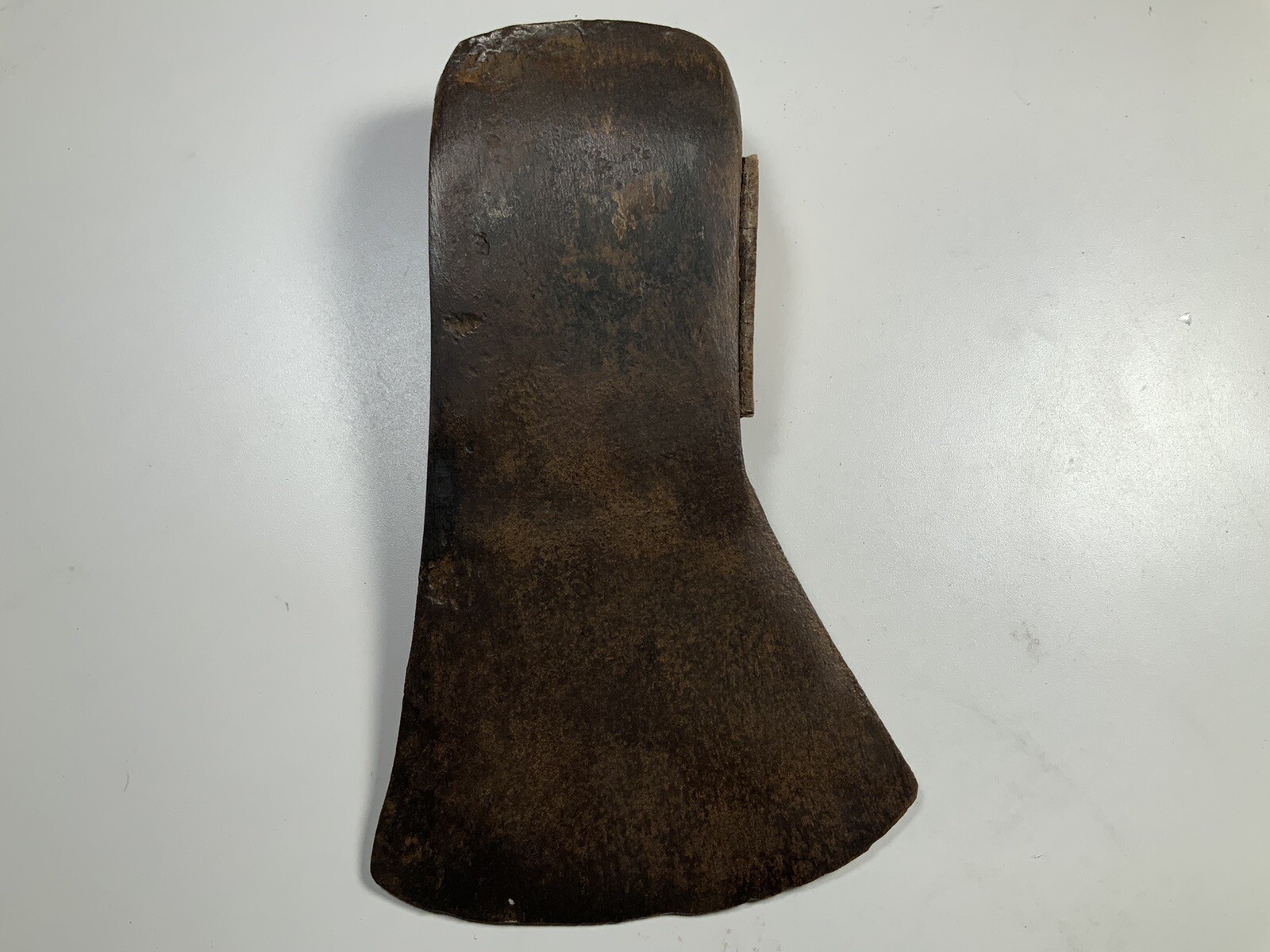 Vintage single bit axe head 3 1/2 pounds marked M for Mann 8”X 4 1/2″