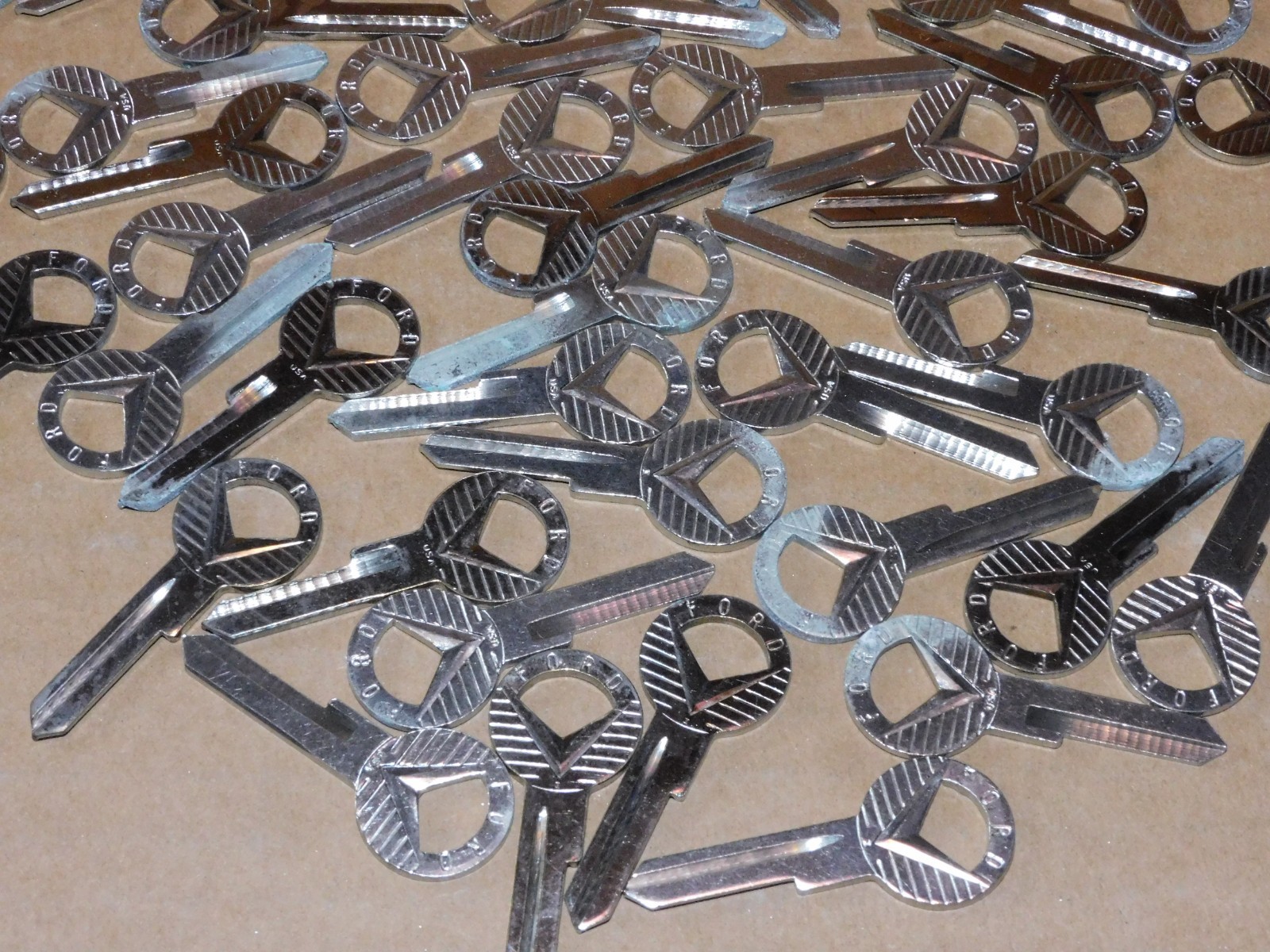 Lot of 84 Ford Trunk Blank Uncut Keys 1950’s to 1970’s ?