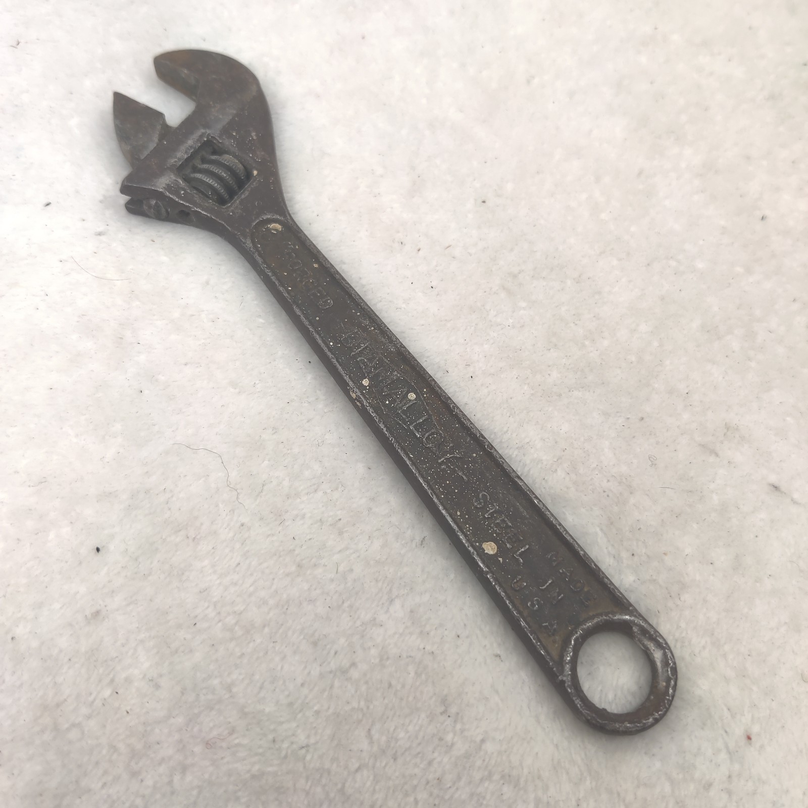 Diamalloy 8″ Adjustable Wrench Diamond Calk Horseshoe Co Duluth USA Vintage tool