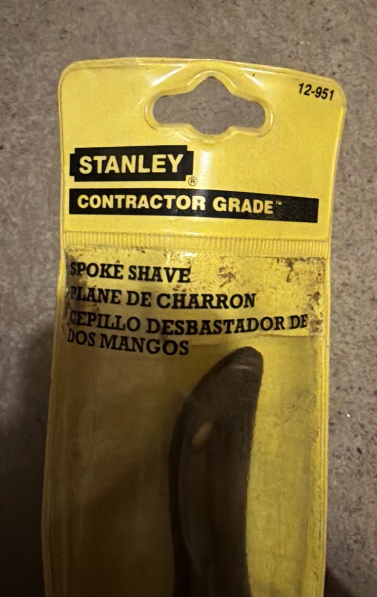 VINTAGE STANLEY No.151 SPOKE SHAVE 12-951 MADE IN ENGLAND Like New