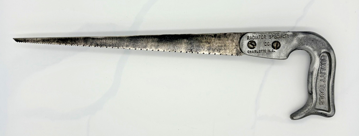 VTG DOUGLAS 100,Aluminum Key Hole Saw,Radiator Specialty Co Advert,Charlotte NC