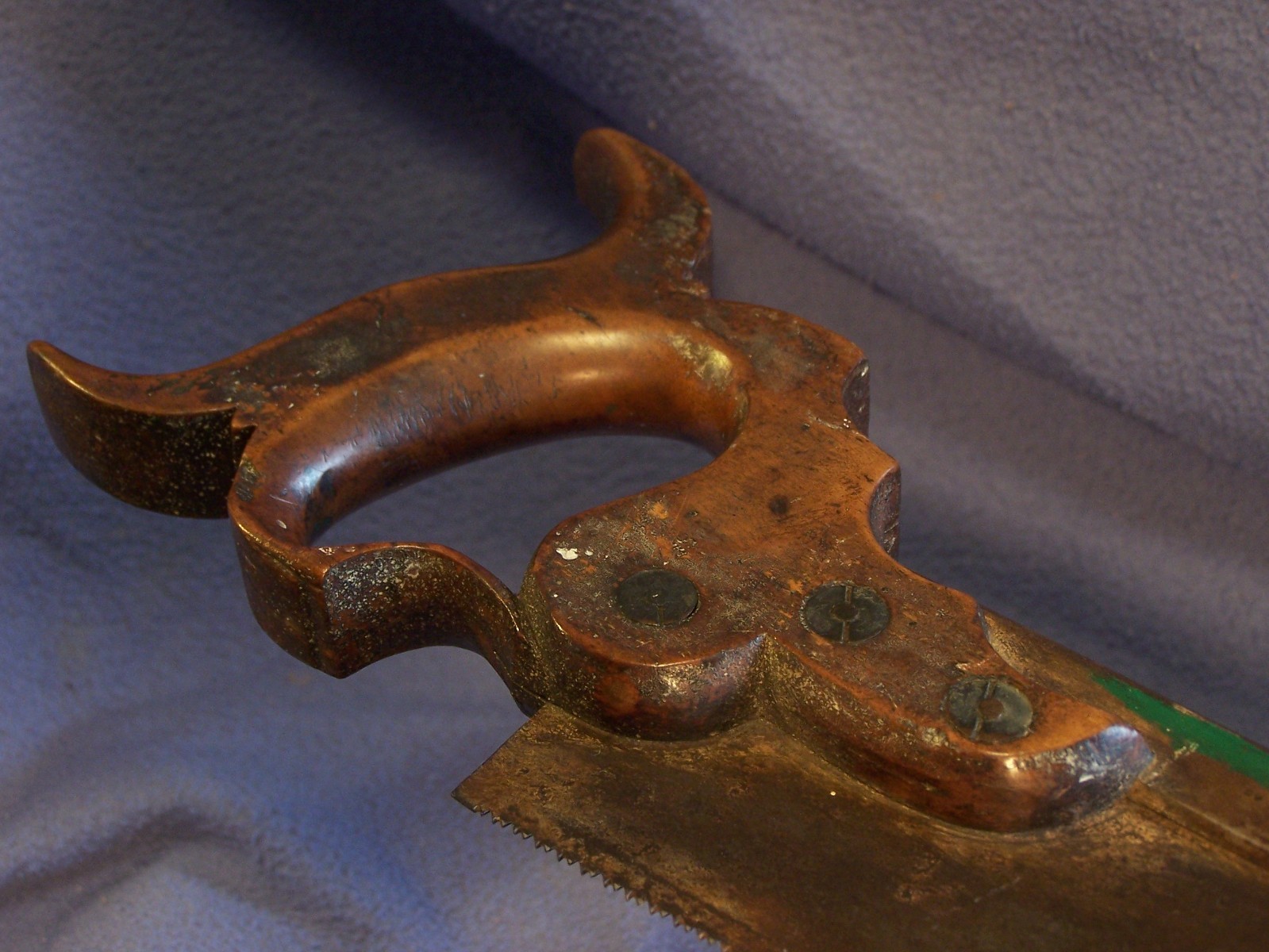 Norton Jewett & Buzby New York Triple Cove Back Saw circa 1846 Disston Style