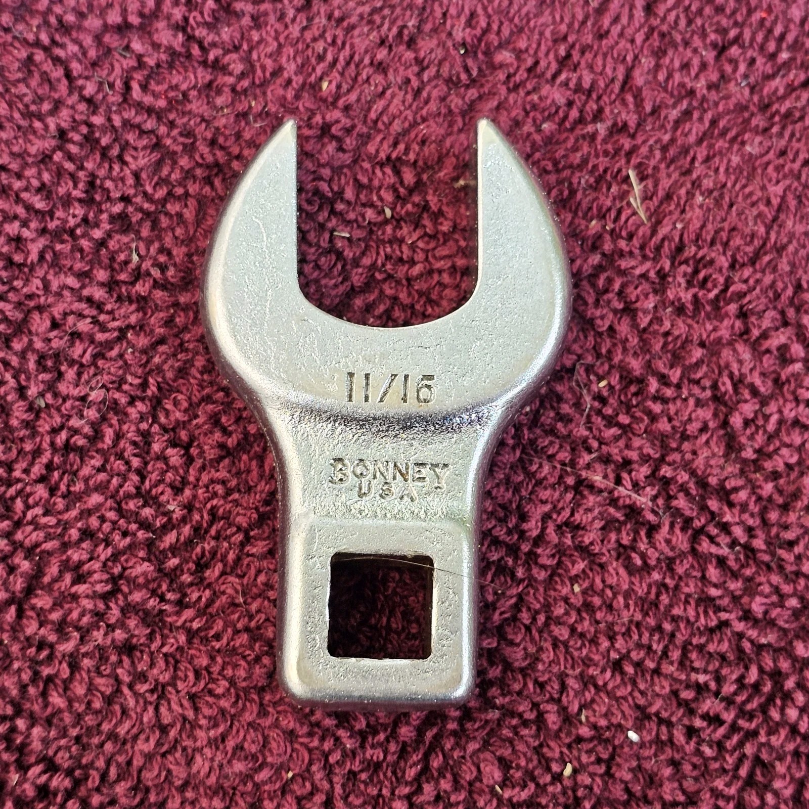 Vintage Bonney TC22 Crows Foot Wrench 11/16″, 3/8” Drive