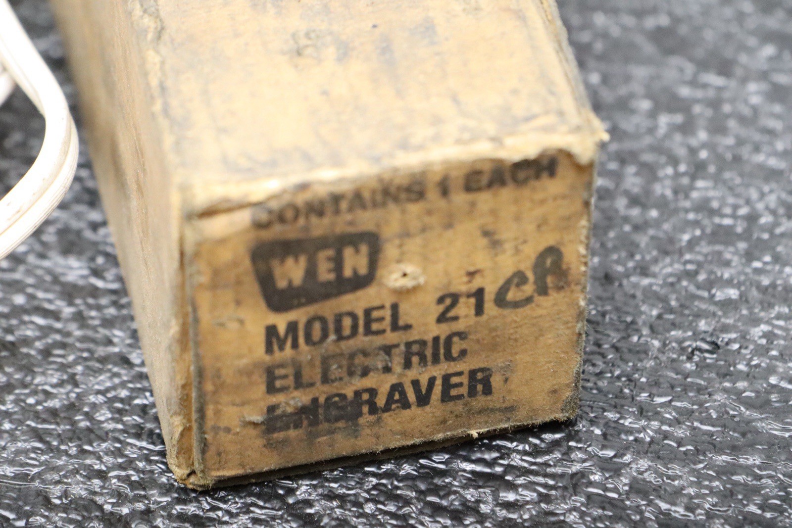 Vintage WEN Electric Pencil Engraver Model 21 Made In USA With Box