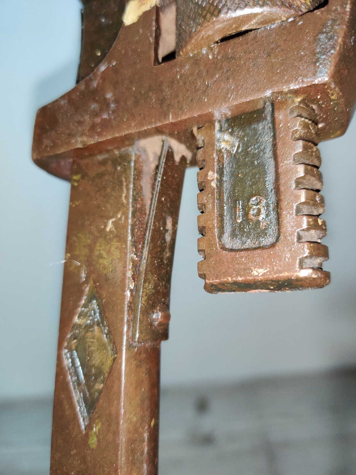 Vintage 18″ Genuine Stillson Walworth Co. Heavy Duty Pipe Monkey Wrench – CLEAN