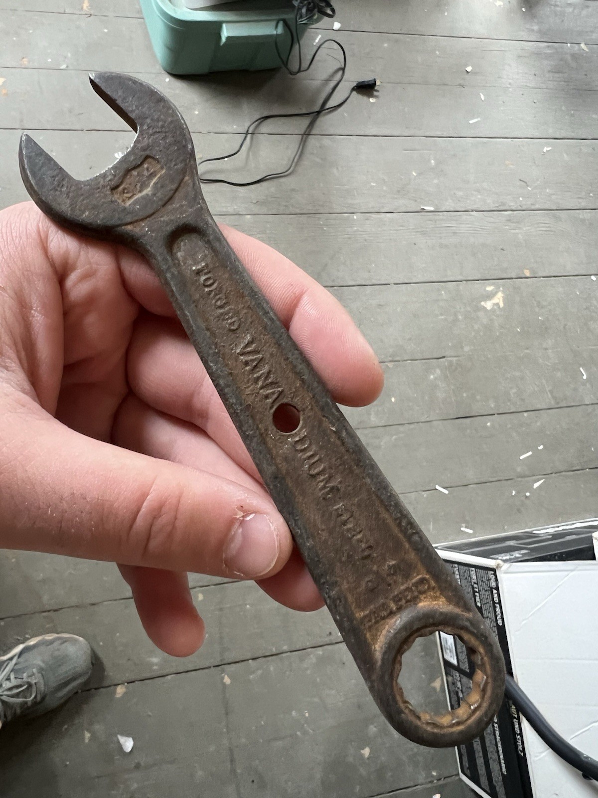 Rare Vintage Auto Kit No.100- 3/4” Open end & 12 point Box end Wrench