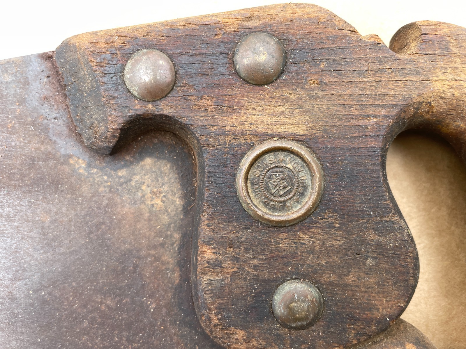 Great ANTIQUE DISSTON 26″ D-7 8 Hand Saw Panel saw 1896-1917 PHILADA Medallion