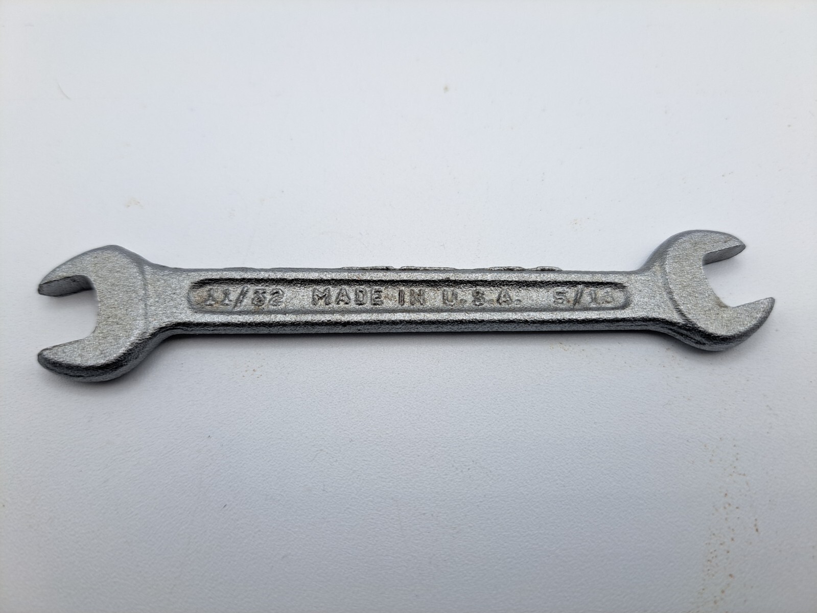 Vintage Forged Steel 5/16 x 11/32 Open End Wrench, Made in USA
