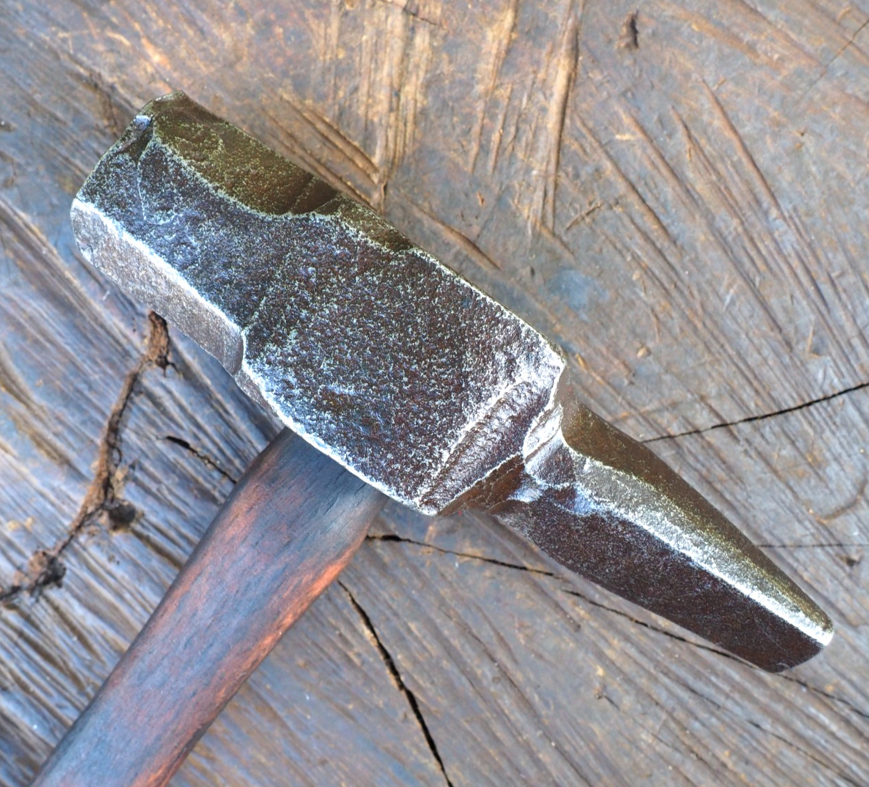 EXC 3.5LB HAMMER HANDLE “TOMAHAWK” EYE DRIFT PUNCH TOOL BLACKSMITH ANVIL VINTAGE