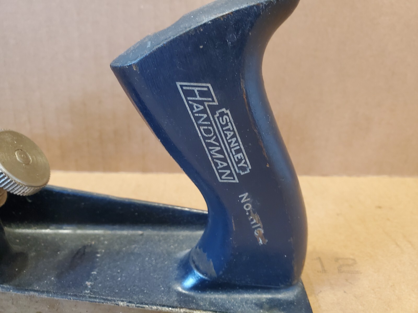 Vintage STANLEY no. H104 Hand Plane. Carpenters Woodworking Tool
