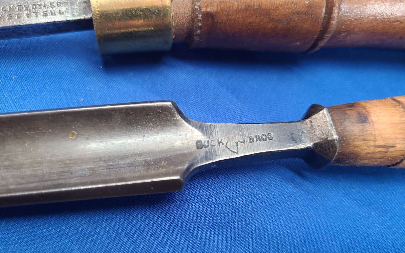 Lot of 4 Various Tang Wood Gouge Buck Brothers Ibotson Brothers