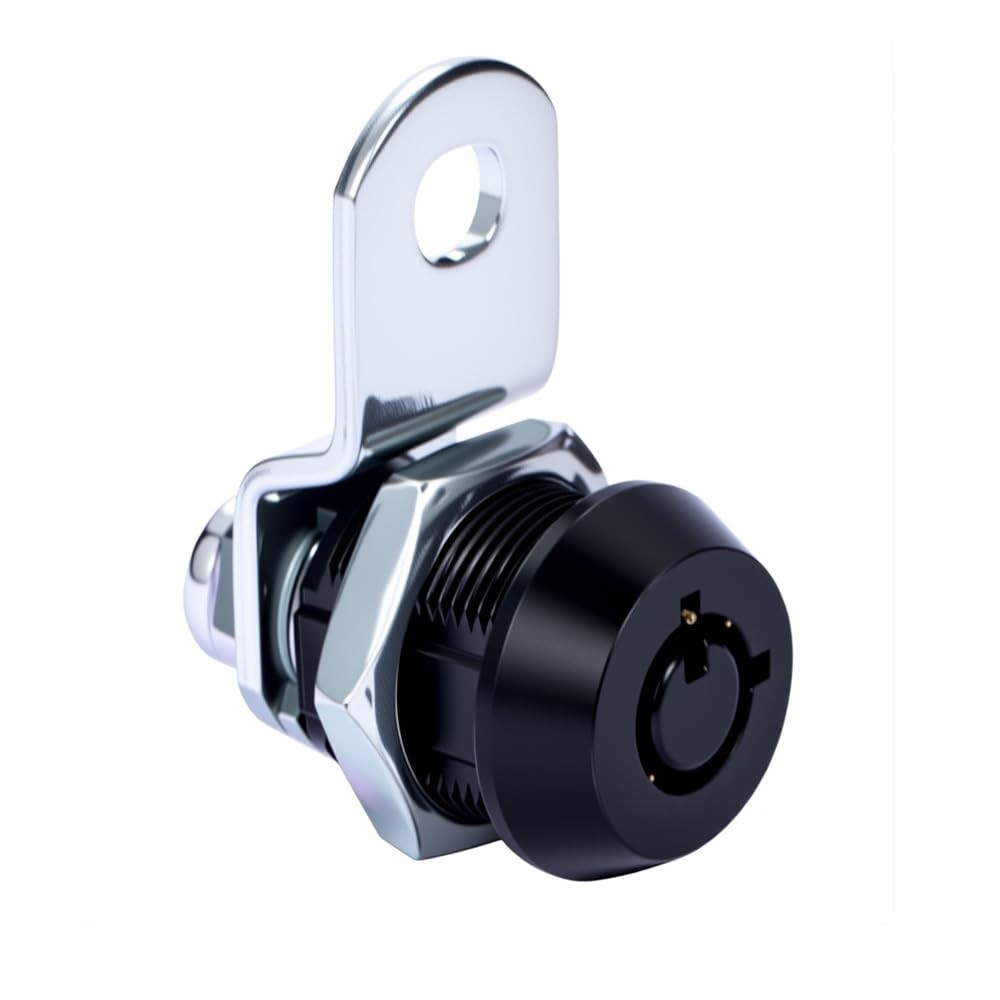 Toolbox Lock Tubular Cam Replacement Hook 5/8 Inch, Black Pack of 1