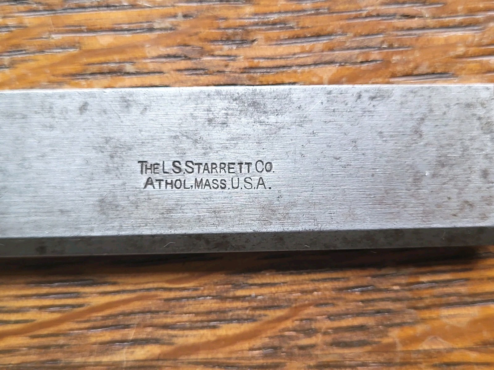 Vintage L. S. Starrett No. 46 6″ Depth Gage w/No. 10 6″ Rule Machinist Tool USA