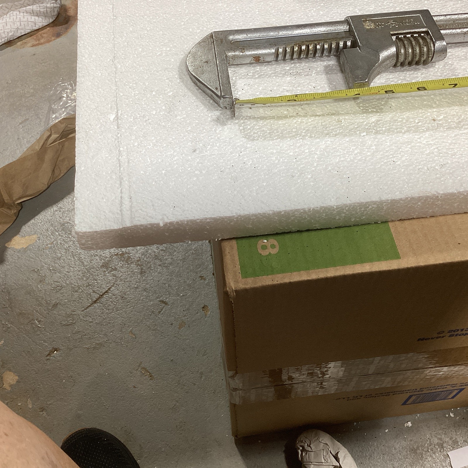 Monkey Wrench, Diamond Tool and Horseshoe Co., 15″ Long, Opens to 3-3/4″, USA